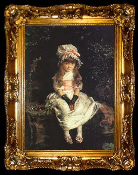 framed  Sir John Everett Millais Cherry Ripe, ta009-2